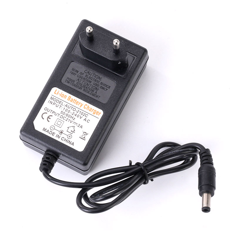 Lithium battery charger 21V 2A