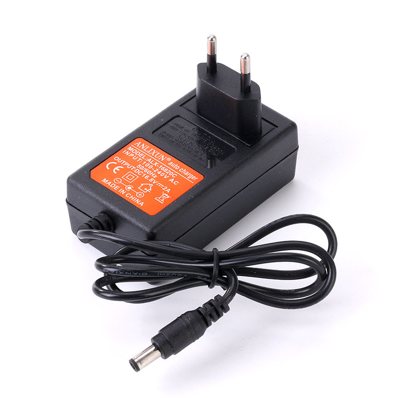 Lithium battery charger 16.8V 2A