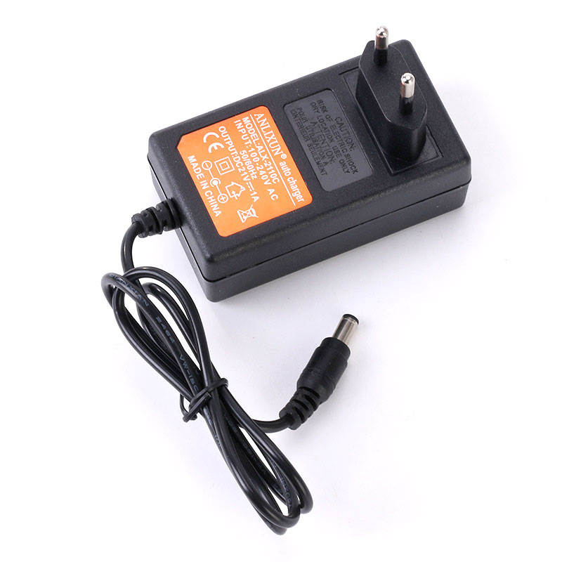 Lithium battery charger 21V 1A