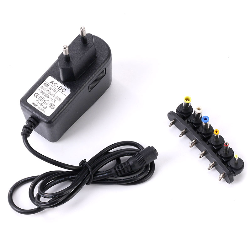 Multifunction power adapter 9V 1.2A European gauge