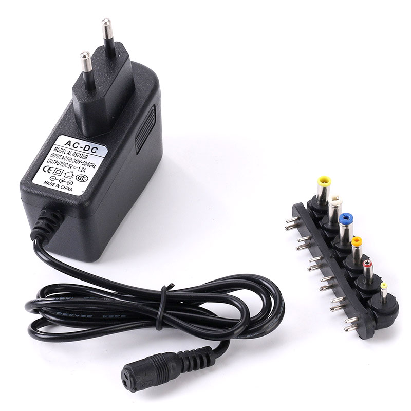 Multifunction power adapter 5V 1.2A European gauge