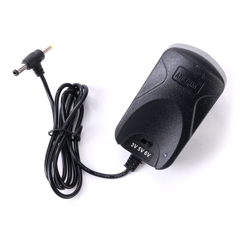 Adjustable power adapter 3V-5V-6V 2A